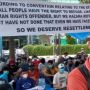 Imigran Afghanistan di Medan Demo Minta Dikirim ke Negara Ketiga