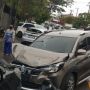 Jalanan Licin, Tabrakan Beruntun Melibatkan 4 Kendaraan Terjadi di Balikpapan
