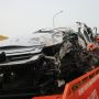 Begini Kondisi Mobil Vannesa Angel Ringsek Parah