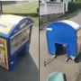 Box Tempat Jualan Roti Nangkring di Tengah Jalan Bikin Geger, Sosok Pemotor Tengah Dicari
