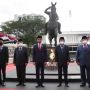 Resmikan Tugu Api di Kemhan, Jokowi: Salah Satu Pengingat Kobaran Semangat