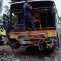 Kecelakaan Karambol Bus versus 2 Mobil dan Motor di Sragen, 1 Orang Tewas