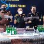 Puluhan Soju, Black Label, Kahlua dan 6 Juta Rokok Ilegal Dimusnahkan di Bekasi