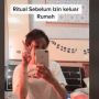 Warganet Syok Cewek Lakukan Ritual Tak Terduga Sebelum Keluar Rumah