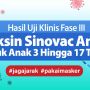 INFOGRAFIS: Hasil Uji Klinis Fase III Vaksin Sinovac Aman Untuk Anak 3 Hingga 17 Tahun