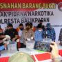 Disita dari Dua Tersangka, Narkoba Jenis Sabu Senilai Rp 3 Miliar Dimusnahkan
