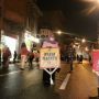 Satpol PP Awasi Pengunjung Kesawan City Walk Agar Taat Prokes