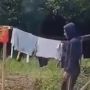 Pencuri Pakaian Dalam Perempuan Kemudian Dicium di Luwu Timur Terekam Kamera