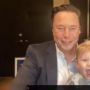 Elon Musk Gendong Anak Saat Rapat Zoom Perusahaan, Tingkah X AE A-Xii Menggemaskan