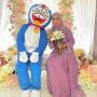 Pemuda Nekat Pakai Kostum Doraemon Saat Pertunangan, Aksinya Bikin Terenyuh