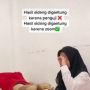 Gugup Tunggu Hasil Sidang Skripsi Sampai Nangis, Wanita Ini Syok Tetiba Zoom Mati