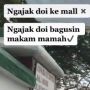 Minta Bantuan Pacar untuk Percantik Makam Mama, Hasilnya Tuai Pujian Warganet