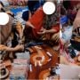 Emak-emak Hitung Uang Sumbangan Tamu Pernikahan, Totalnya Capai Ratusan Juta