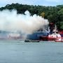 Kapal Kargo Pengangkut Pupuk Terbakar di Area 70 Cilacap