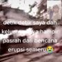 Viral Video Satu Keluarga Terjebak Erupsi Gunung Semeru: Kami Hampir Pasrah