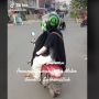 Viral Sosok Perempuan Memesan Dua Ojol Supaya Tak Berboncengan