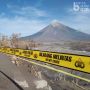 Halau Masyarakat, Jalur Berbahaya Aliran Erupsi Semeru Terpasang Garis Polisi