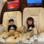 Dijuluki Tuan Muda, Ini 6 Gaya Anak Sandra Dewi Naik Jet Pribadi
