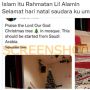CEK FAKTA: Beredar Foto Pohon Natal Dipasang di Dalam Masjid, Benarkah?