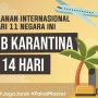 INFOGRAFIS: Perjalanan Internasional dari 11 Negara Ini Wajib Karantina 14 Hari