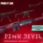 Gratis Pink Devil Weapon Loot Crate, Klaim Kode Redeem FF 21 Desember 2021