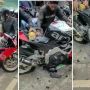 Heboh Moge Aprilia Hancur Usai Alami Tabrakan, Diduga Adu Banteng dengan Honda BeAT