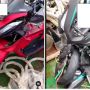 Parkir di Atas Kapal, Honda PCX dan Yamaha Aerox Ringsek Hingga Bodi Terkelupas