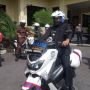 Potret Bupati Magelang Naik Motor Polisi Patroli Kawasan Candi Borobudur