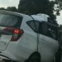 Kecelakaan di Tol Jagorawi, Satu Mobil Rusak Parah