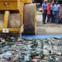 Ribuan Botol Miras di Sukabumi Gagal Dipakai Pesta Malam Tahun Baru 2022