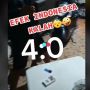 Pria Lakukan Aksi Nekat Usai Indonesia Kalah 0-4, 'Orang Thailand Lihat Ini Pasti Ketawa'
