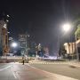Crowd Free Night Resmi Diberlakukan, Kawasan Monas Mendadak Sunyi
