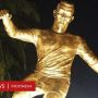 Mengapa Patung Cristiano Ronaldo di India Didemo dengan Bendera Hitam?