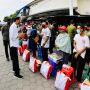 Serahkan Sembako dan Bantuan Tunai ke Pasar Purwodadi, Jokowi Ingatkan Disiplin Prokes