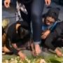 Viral Pria Sengaja Injak Nasi saat Makan Bersama, Aksinya Tuai Kecaman