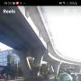 Detik-detik Pemotor Ditabrak Mobil hingga Jatuh dari Flyover Pesing