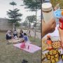 Keren! Emak-emak Kompleks Perumahan Piknik Ala Anak Muda, Banjir Pujian Warganet