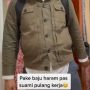 Reaksi Suami Lihat Istri Pakai Baju Haram Bikin Geli, Publik: Takut Banget Sumpah!