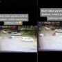 Sakit Tak Berdarah, Mobil Diam Terparkir Jadi Penyok Gegara Kejatuhan Sofa dari Balkon