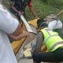Mayat Tanpa Busana Mengambang di Tumpukan Sampah Kali Ciliwung Kota Depok Ternyata Warga Kota Bogor