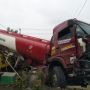 Truk Pertamina Kecelakaan Terjun ke Sungai di Kendal, Sopir Diduga Mengantuk