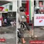 Potret SPBU Disangka Diskriminatif, Hanya Ada Jalur Honda Tidak dengan Motor Lain