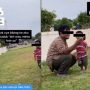 Mewek, Ayah Anak Minta Izin Foto di Samping Mobil Bikin Banjir Air Mata, Ramai Didoakan
