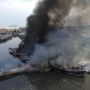 Puluhan Kapal Di Pelabuhan Jongor Kota Tegal Kebakaran, Jumlahnya Tembus 52 Unit