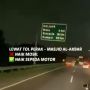 Viral Dua Pemuda Nekat Masuk Tol Surabaya Naik Motor dan Tak Pakai Helm