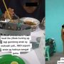 Wanita Kerepotan Makan Karena Bawa Balita, Emak-emak Tak Dikenal Langsung Rela Lakukan ini, Bikin Terharu