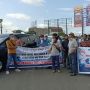Tidak Terlibat Dalam MotoGP 2022, Pengusaha Transportasi Unjuk Rasa Depan Bandara Zainuddin Abdul Majid