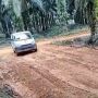 Viral Kurir Offroad Pakai Mobil Paket di Kebun Sawit, Publik Terharu: Kurir Pro Player!