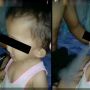 Tak Punya Adab! Berikan Vape ke Seorang Balita, Orang Tua Bangga Si Gadis Kecil Keluarkan Asap Lewat Hidung