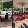 Potret Mobil Balap F1 Jadi-jadian Terciduk Isi Pertalite di SPBU Pertamina, Netizen: Leclerc Nyobain Sirkuit Mandalika